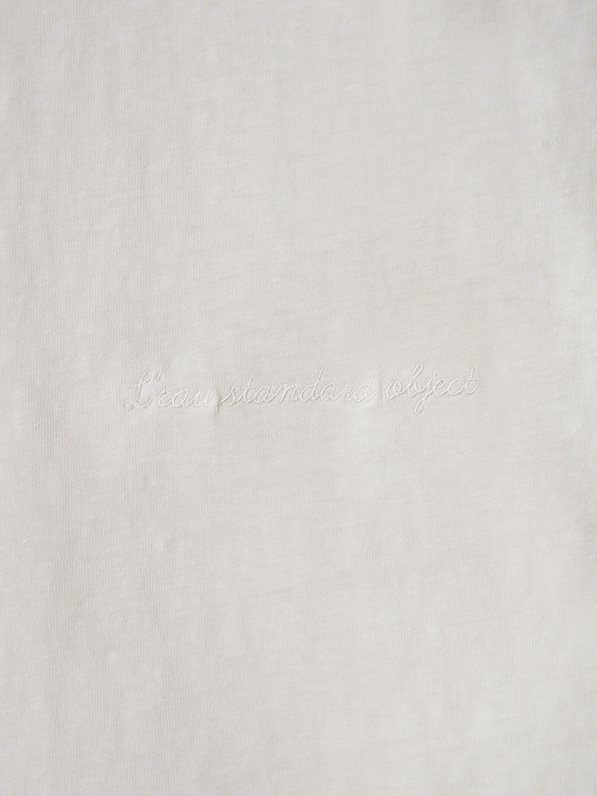 L'EAU [3rd] U.S boxy t-shirt_vintage ivory