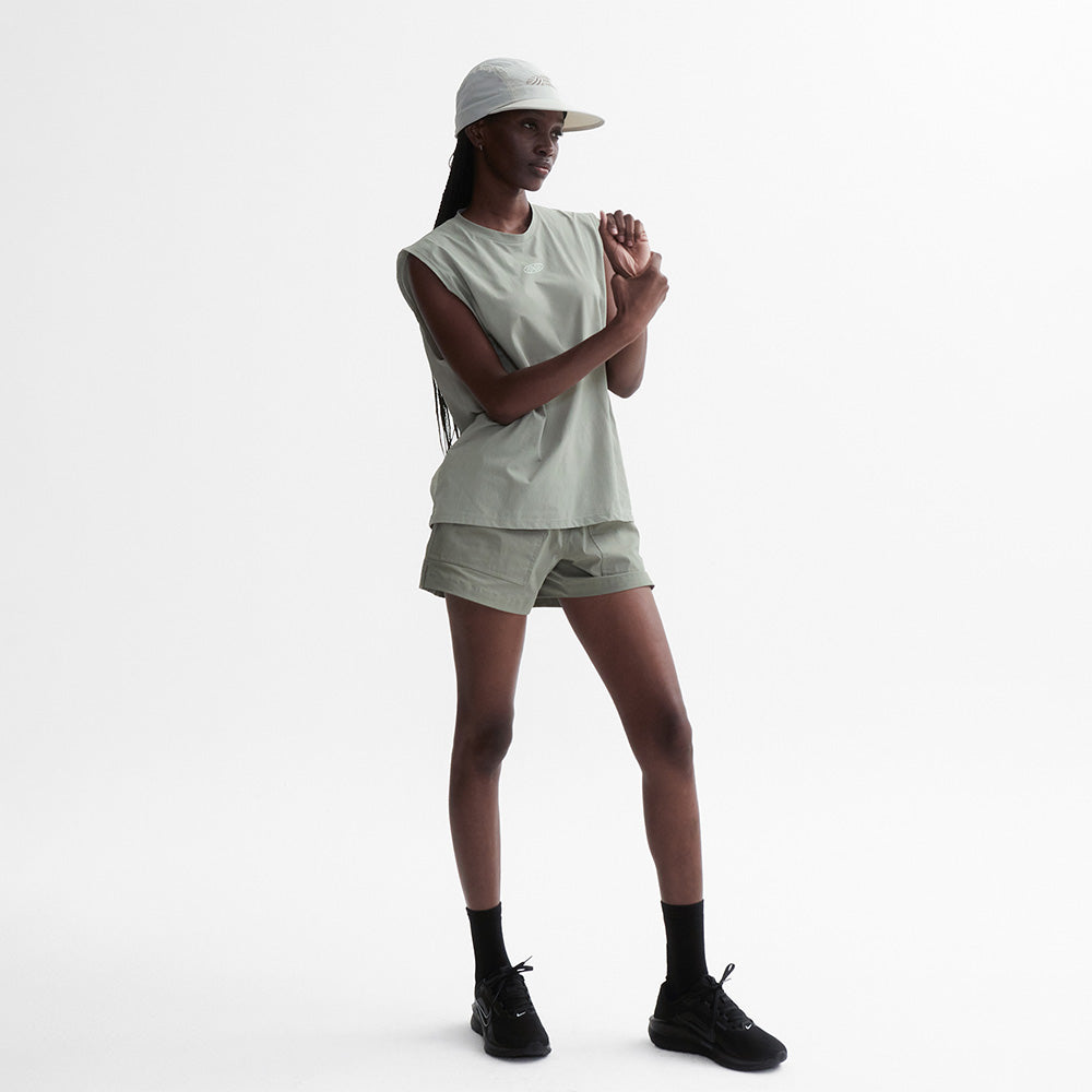 MENASOO VENODE Small Track Logo Active Sleeve_Beige