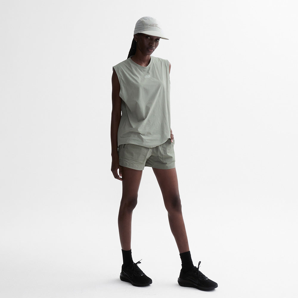MENASOO VENODE Small Track Logo Active Sleeve_Beige