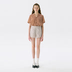 JUNEJUNE SPACE VOL13. Floral Shirts_Brown
