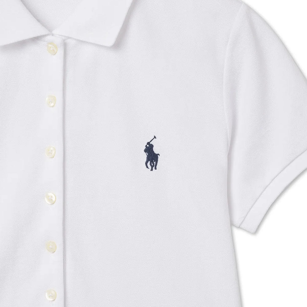 POLO RALPH LAUREN Button placket polo shirt (WHITE)