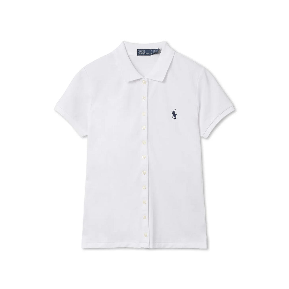 POLO RALPH LAUREN Button placket polo shirt (WHITE)
