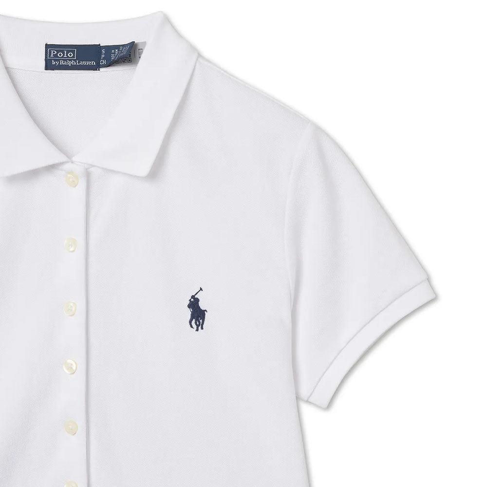 POLO RALPH LAUREN Button placket polo shirt (WHITE)