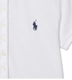 POLO RALPH LAUREN Button placket polo shirt (WHITE)
