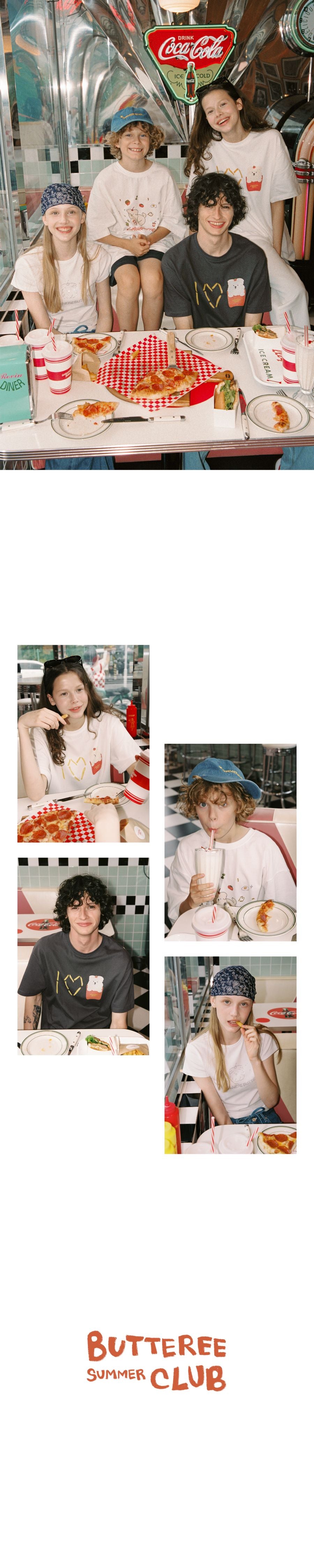 SOMEWHEREBUTTER [5th] Summer Butteree Over-fit Top - Ivory