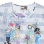 YOUTHBATH YB x Oliwa Mesh Graphic Stripe Top