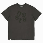 NAATS At logo oversized t-shirt, chacoal
