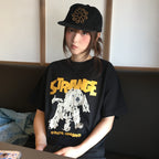 mahagrid STRANGE PUPPY TEE BLACK(MG2FMMT506A)