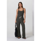 VUORI VUORI Pose Scoop Jumpsuit Khaki