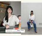 Ouel EYELET LACE PEPLUM BLOUSE_WHITE