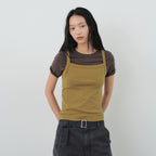 CITYBREEZE Cotton round short sleeve t-shirt (Basic)_4COLORS