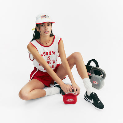 MESH RUNNER CLUB SLEEVE_WHITE
