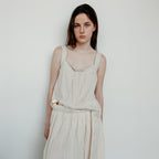Carriere COTTON EMBROIDERED SLEEVELESS TOP