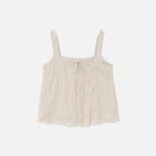 Carriere COTTON EMBROIDERED SLEEVELESS TOP