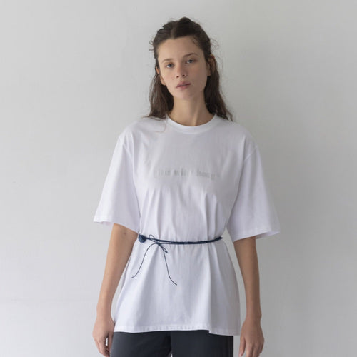 HAAG a girls boxy t-sh (white)