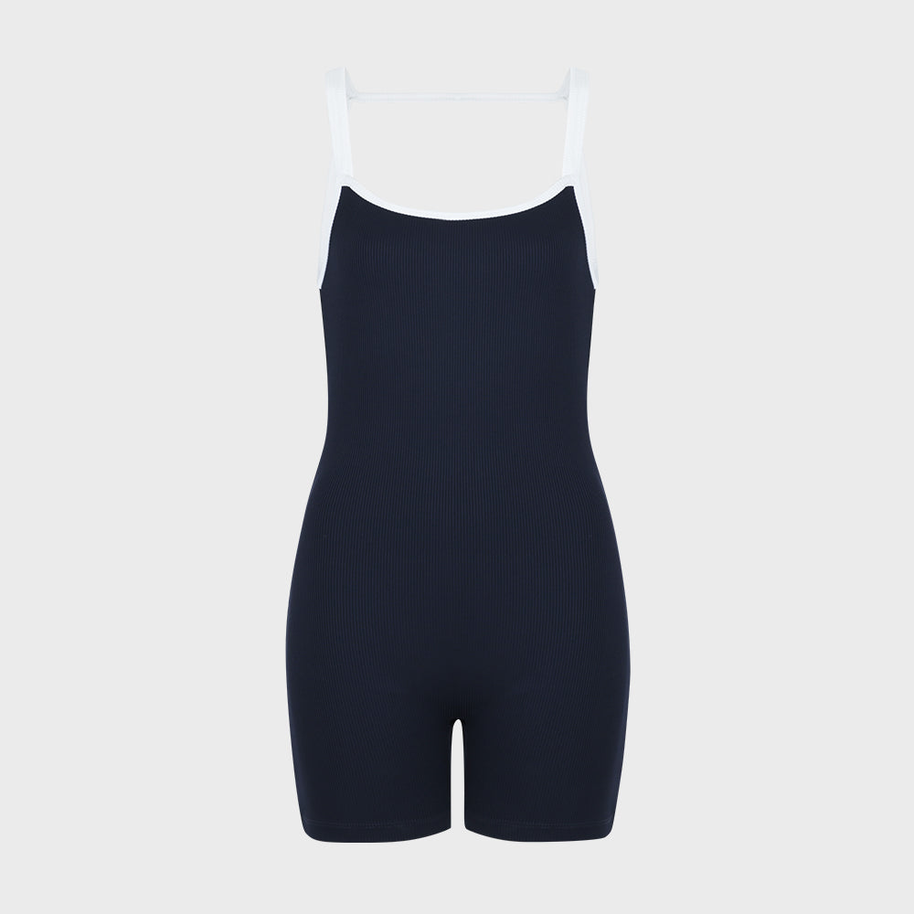 nylora Nylora Jumpsuit Navy & Off White Combo