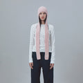 REST&RECREATION LOGO PATTERN WAFFLE TOP (IVORY)