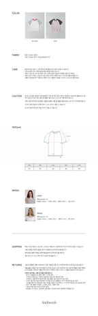 ANDNEEDS Sandy raglan t-shirt (pink)