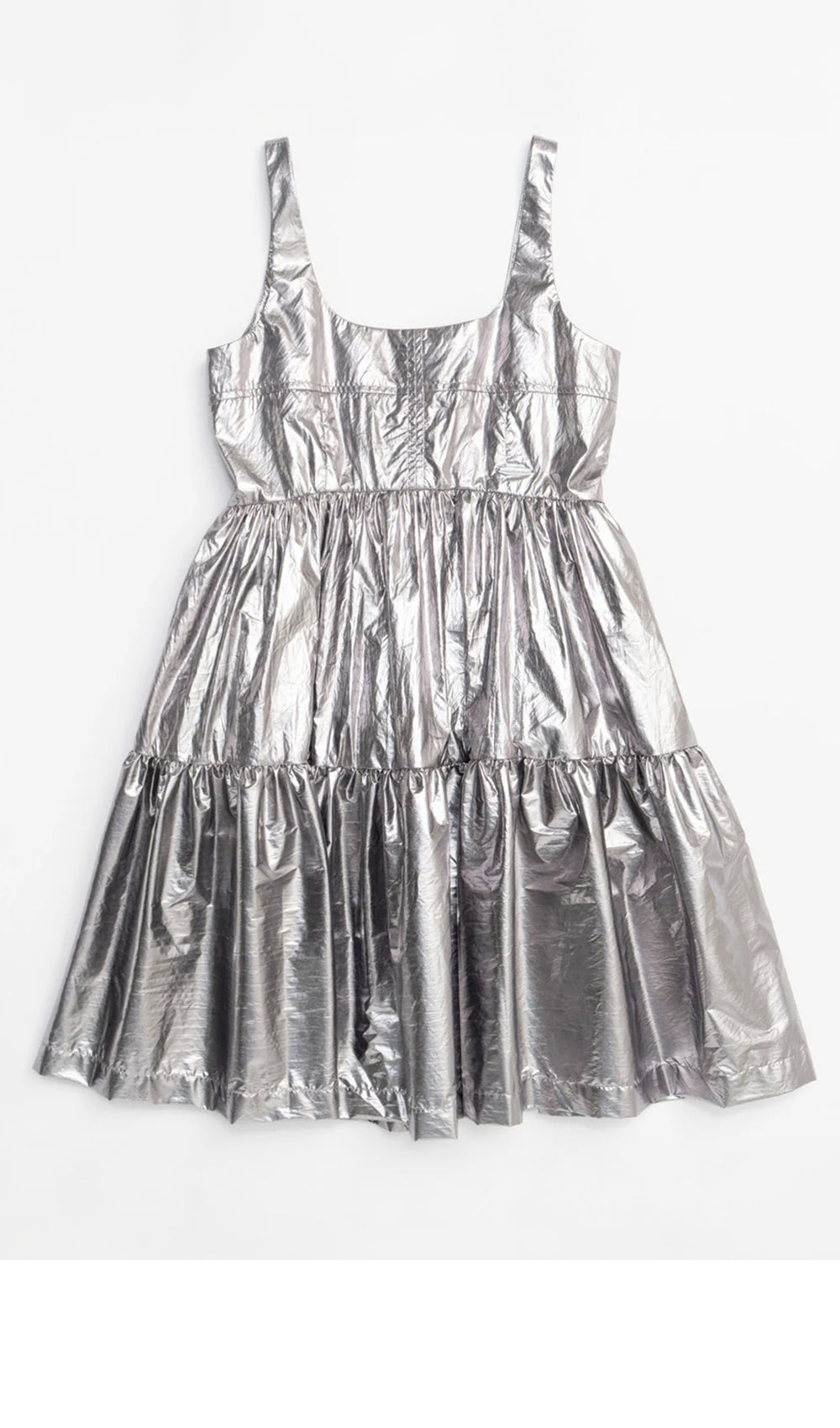MAISON SPECIAL (W) TIERED TUNIC (SILVER)