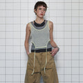 MAISON SPECIAL (W) TRIPLE LAYERED TANK TOP (LIME)