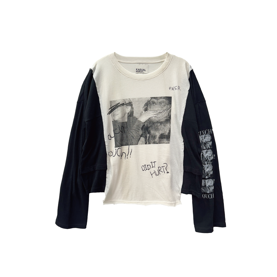 Kasual Manual OOPS T-SHIRT BLACK