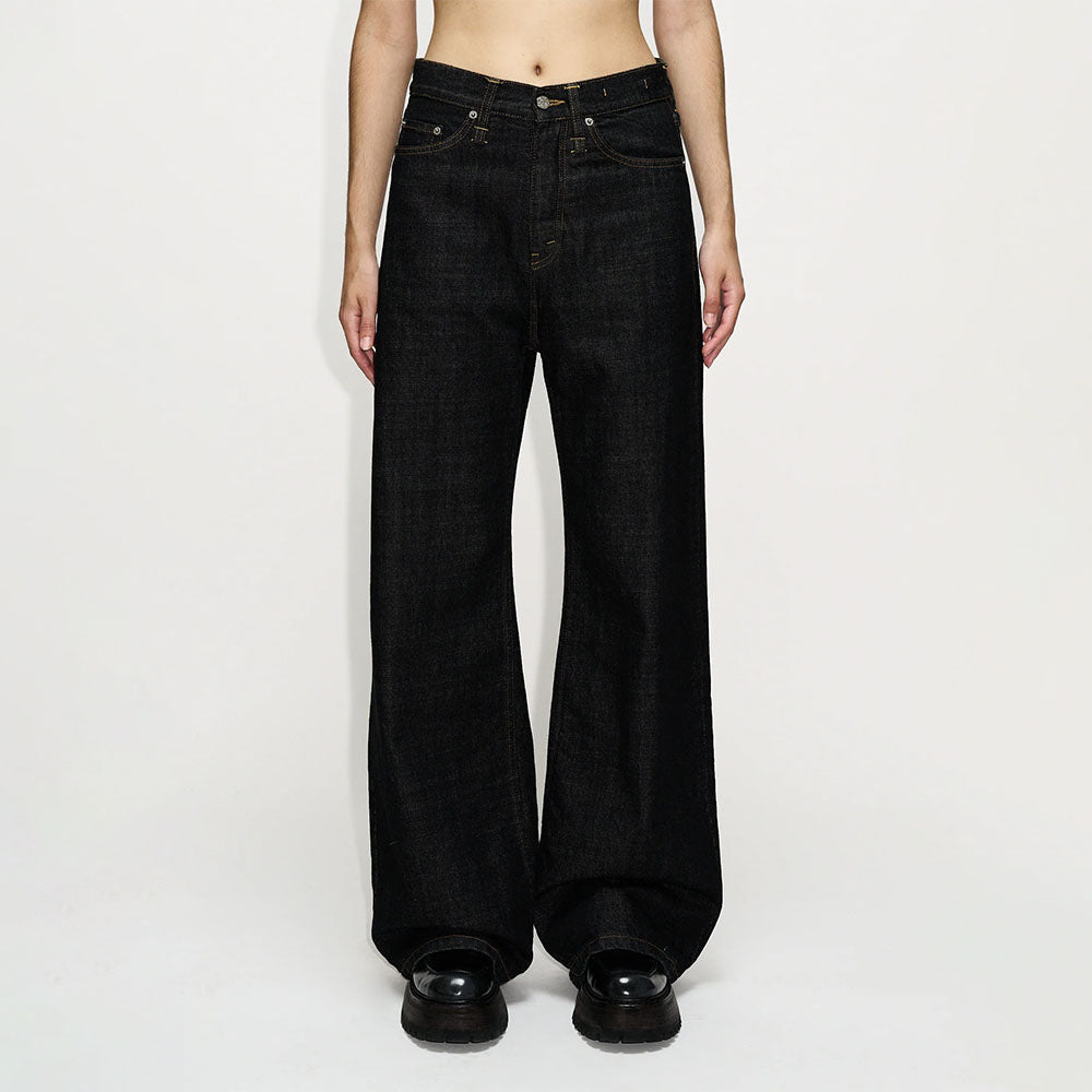 HOPE (concierge) (W) SKID JEANS (RINSED BLACK)