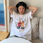 MAINBOOTH [Pat and Mat] QnA T-shirt (white)