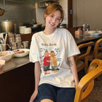 MAINBOOTH [Pat and Mat] QnA T-shirt (white)