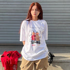 MAINBOOTH [Pat and Mat] QnA T-shirt (white)