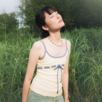 heisan Belt string sleeveless ivory
