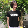 ames worldwide BASIC LOGO TEE BLACK (AM2DMUT511A)