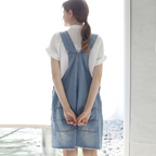SLOW LOLLI SLOW LOLLI Jumpsuit Cross-back Denim Overall