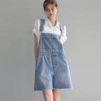 SLOW LOLLI SLOW LOLLI Jumpsuit Cross-back Denim Overall