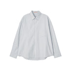 BITTERCELLS Oversized Sasha Stripe Shirt-Grey