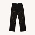 CARNE BOLLENTE (W) HEART BREAK PANTS (BLACK)
