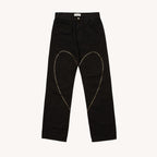 CARNE BOLLENTE (W) HEART BREAK PANTS (BLACK)