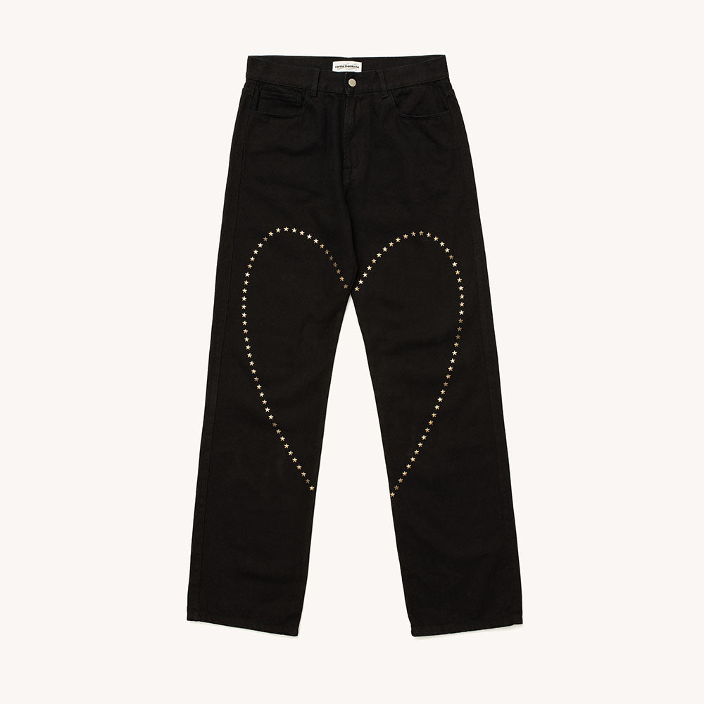CARNE BOLLENTE (W) HEART BREAK PANTS (BLACK)