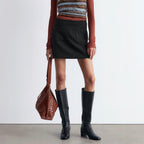 & Other Stories A-line mini skirt (Black)