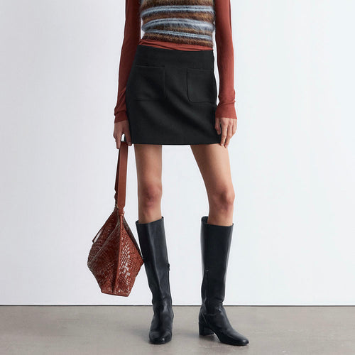 & Other Stories A-line mini skirt (Black)