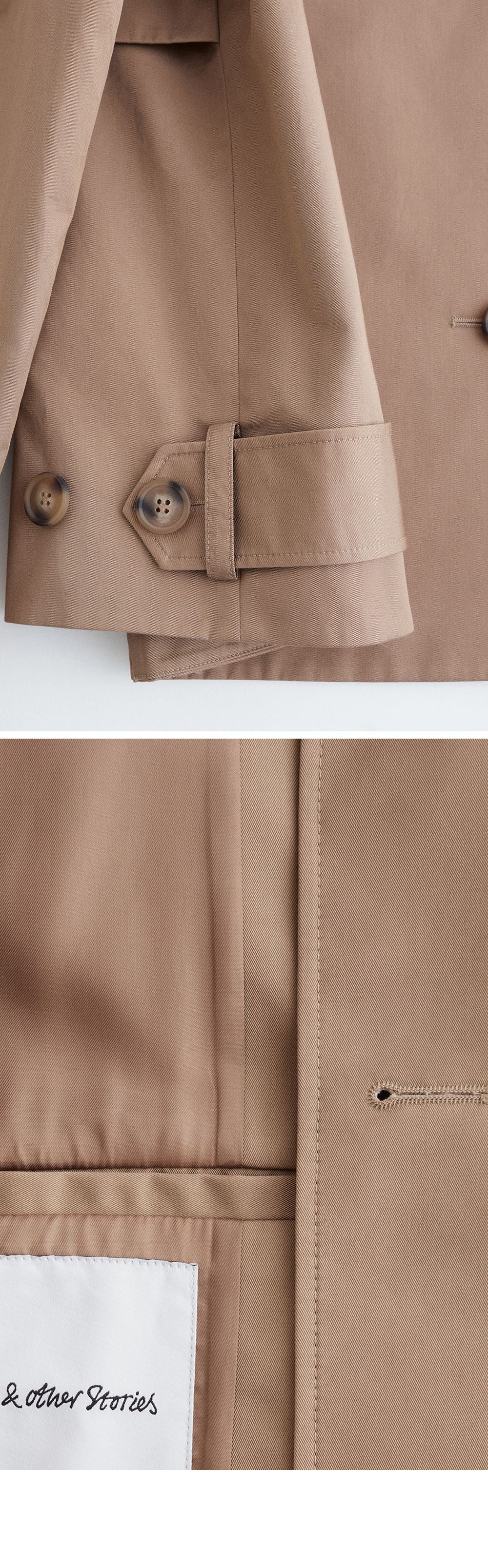 & Other Stories Double-breasted trench jacket (Beige)