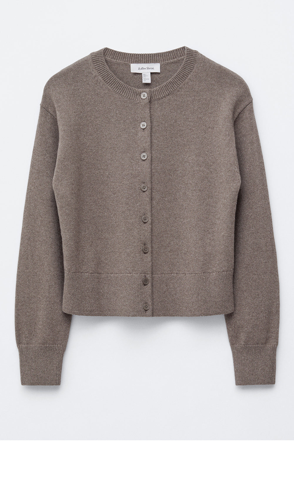 & Other Stories Wool blend cardigan (Mole)