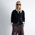 & Other Stories Wool Blend Cardigan (Black)
