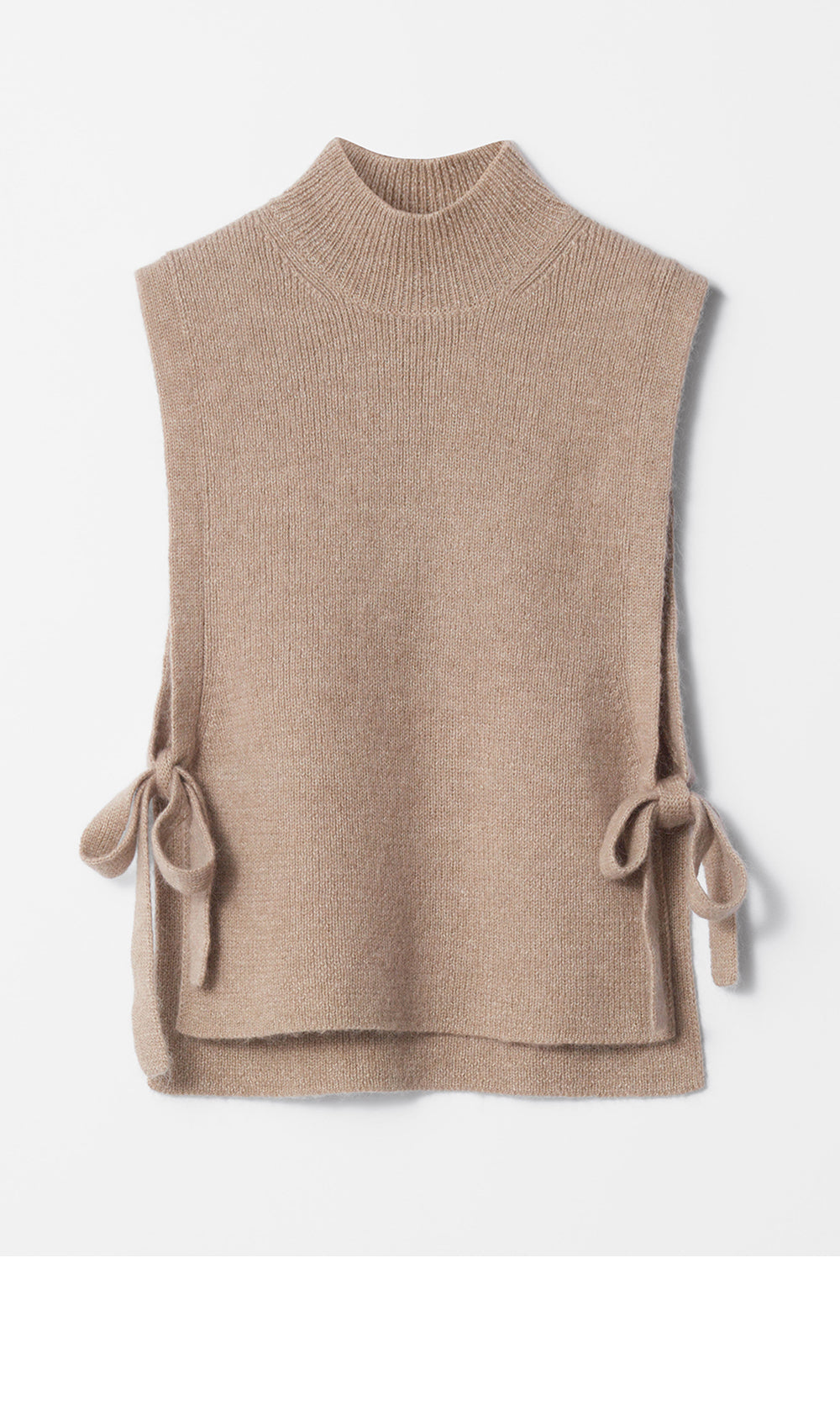 & Other Stories Wool Bib Collar (Mole)