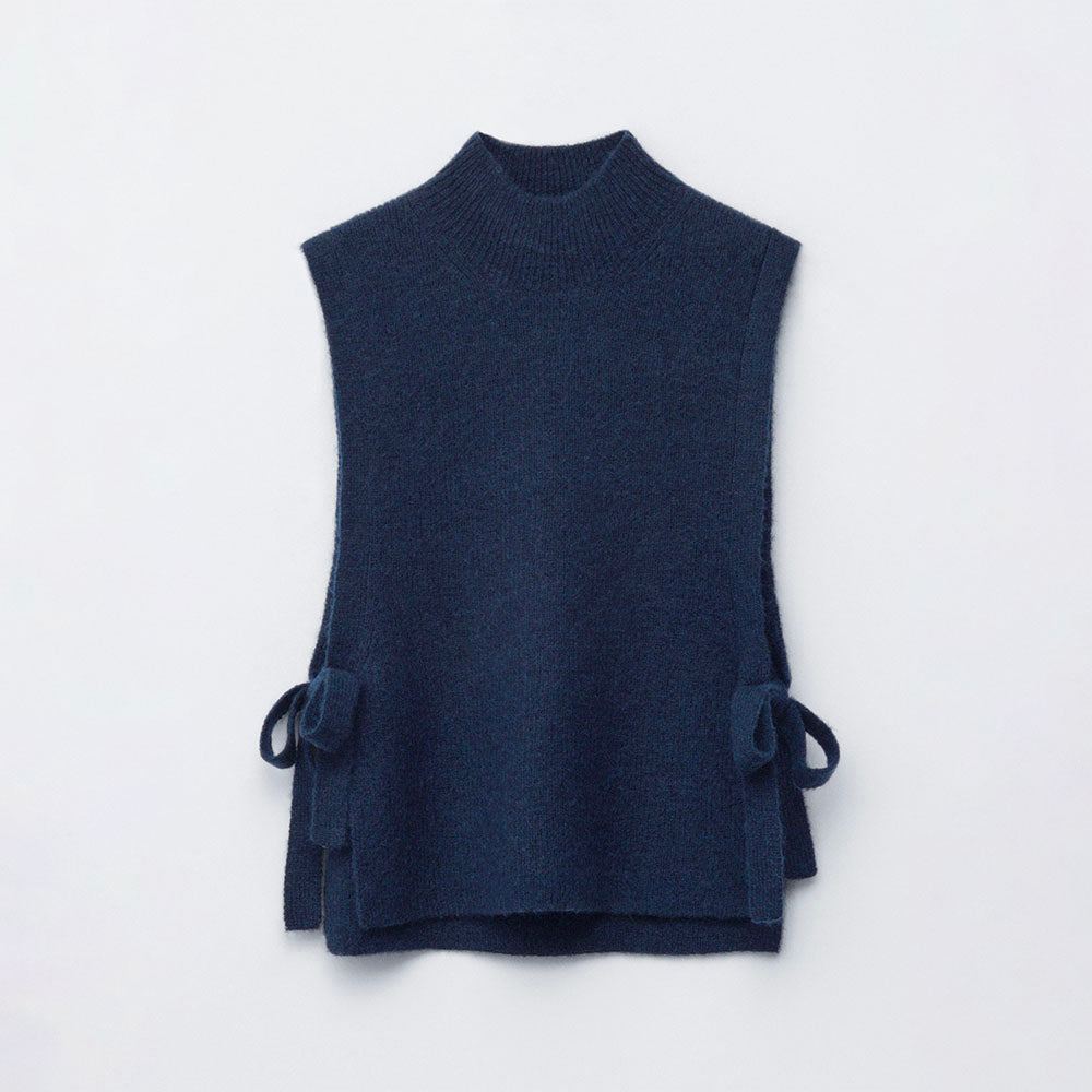 & Other Stories Wool Vivid Collar (Navy Blue)