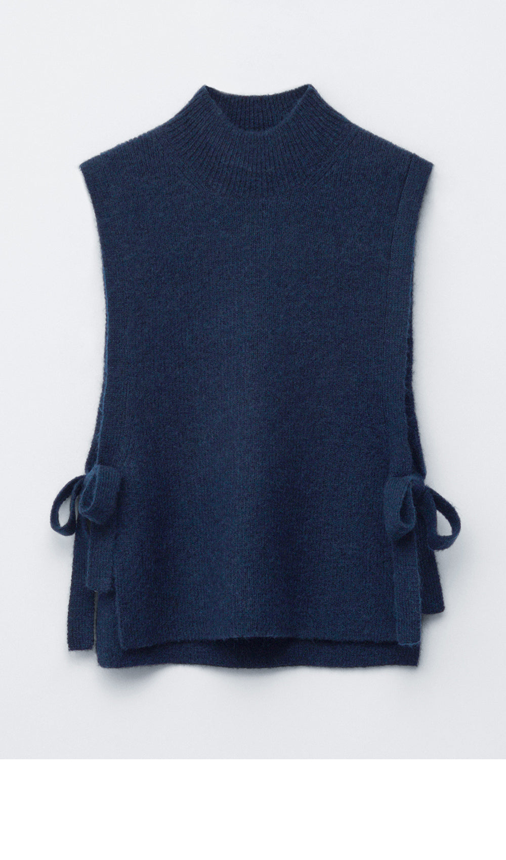 & Other Stories Wool Vivid Collar (Navy Blue)