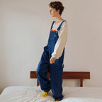 GREENBUTTER GREENBUTTER Jumpsuit Pinstripe Denim Overall Pants