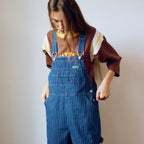 GREENBUTTER GREENBUTTER Jumpsuit Pinstripe Denim Overall Pants