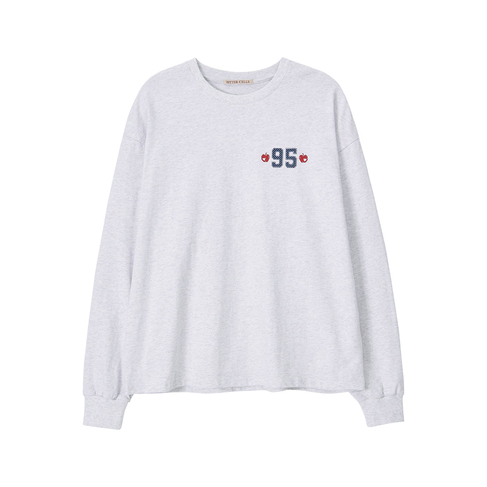 BITTERCELLS Kitsch Dot Long Sleeve-Light Grey