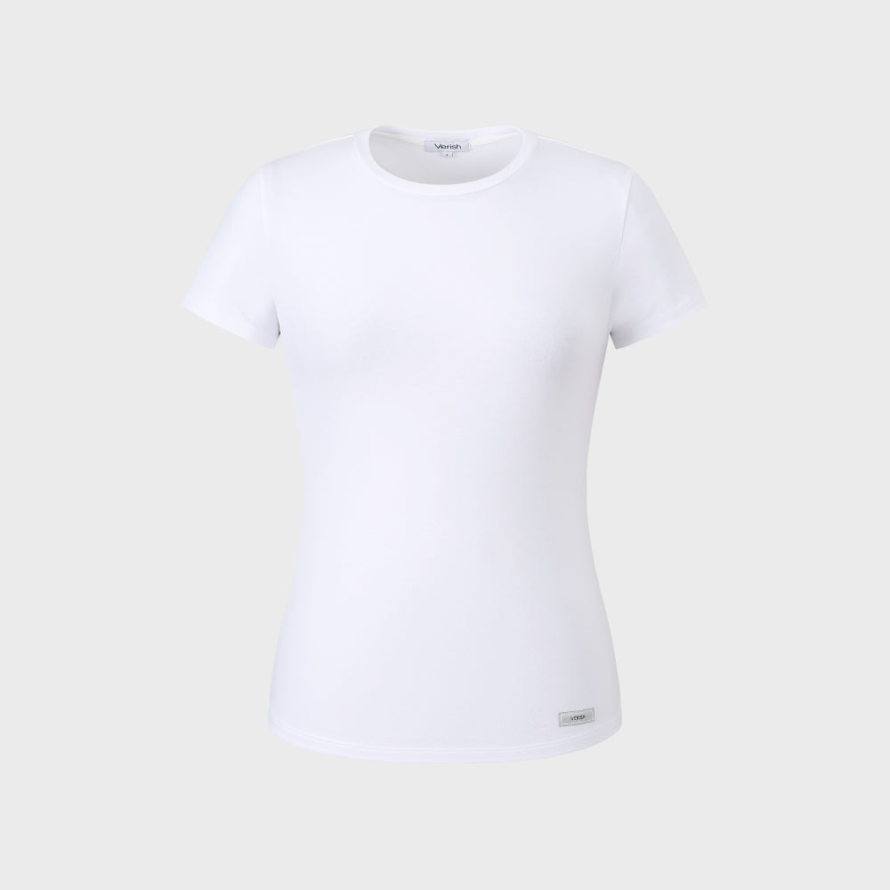 VERISH New Basic Fitted Short Sleeve T-Shirt