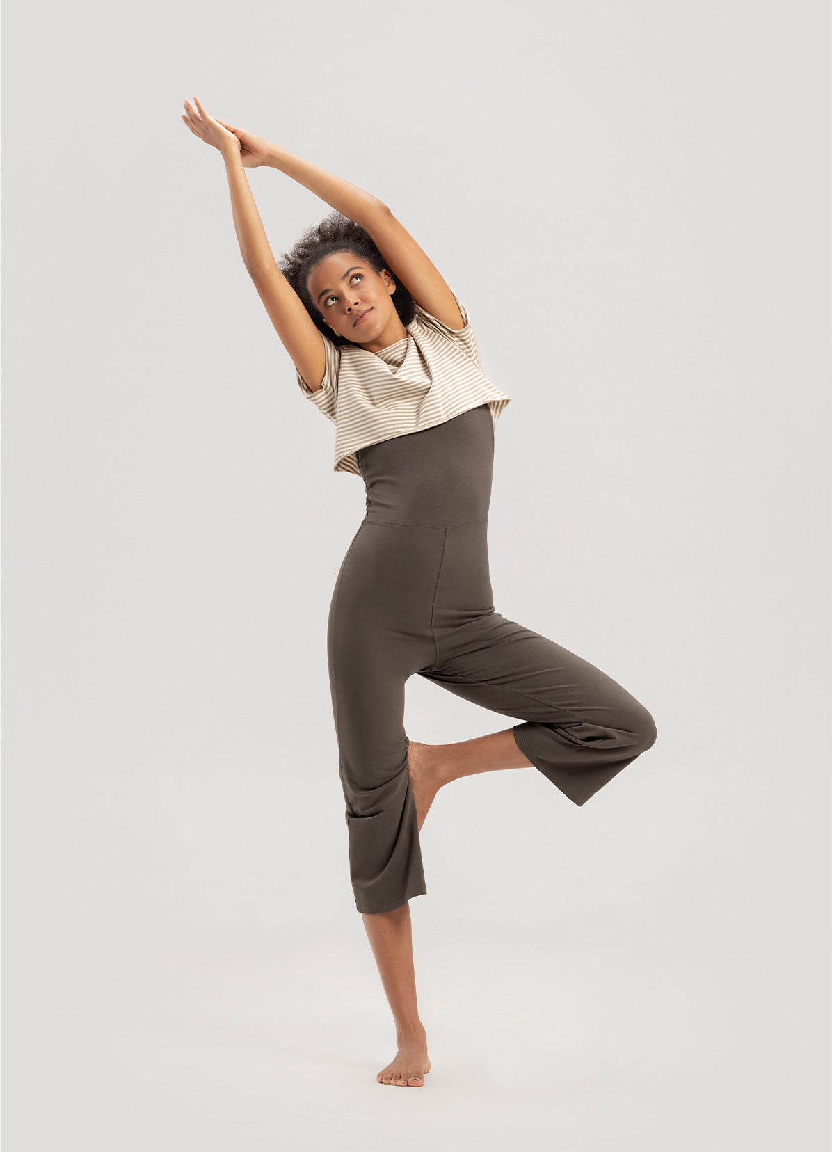 BUDHI MUDRA BUDHI MUDRA Cut-out bootcut jumpsuit